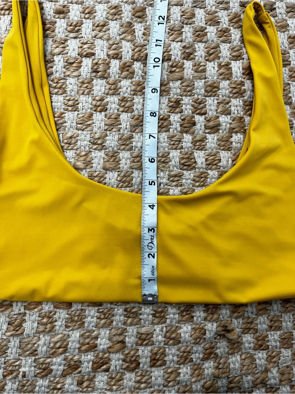 Onia Scoop Top in Burnt Sun Yellow XL NWT